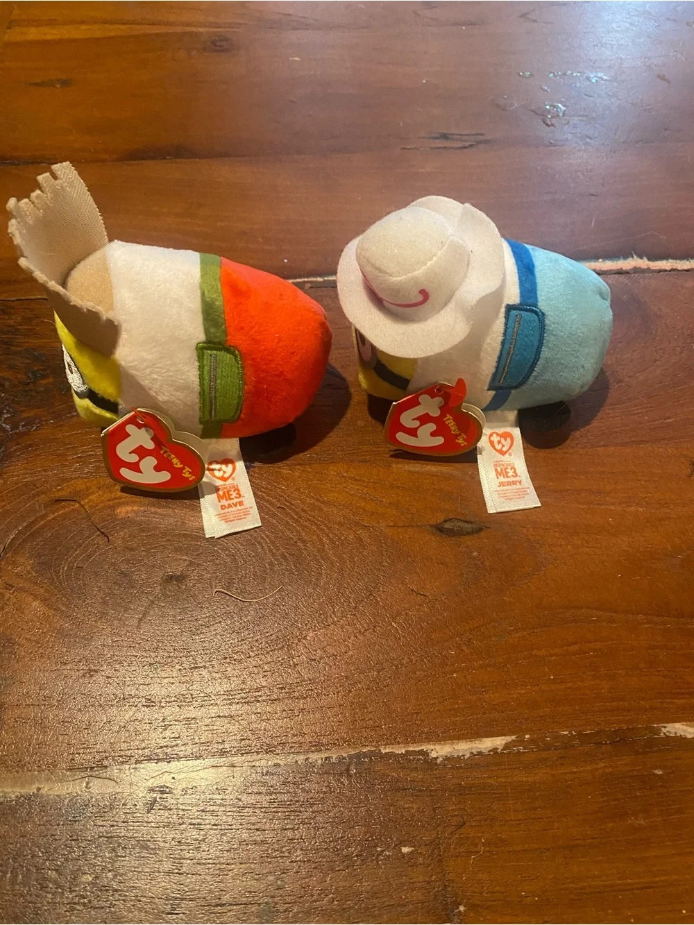 TY Minions Plush Set - Minions 3 Dave abd Jerry Beanie Babies (2-Pack)